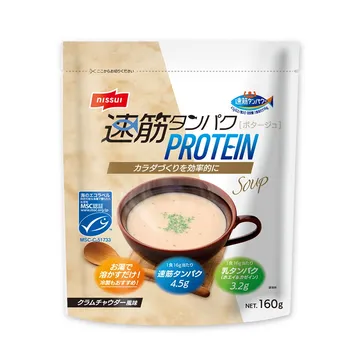 ニッスイ 速筋タンパクプロテインスープ クラムチャウダー風味 160g