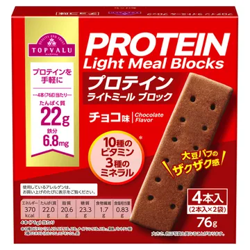 トップバリュ ライトミールブロック プロテイン
