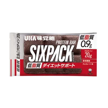 UHA味覚糖 SIXPACK 低脂質プロテインバー チョコレート味