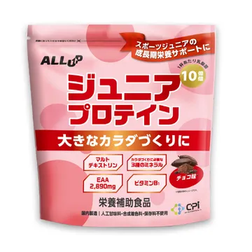 オールアップ(ALLUP) ALLUP ジュニアプロテイン【体格】 チョコ味 600g
