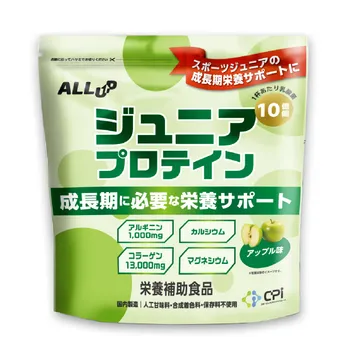 オールアップ(ALLUP) ALLUP ジュニアプロテイン【成長】 アップル味 600g