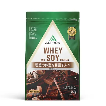ALPRON(アルプロン) ALPRON NATURAL WHEY&SOY ダブルリッチチョコレート風味