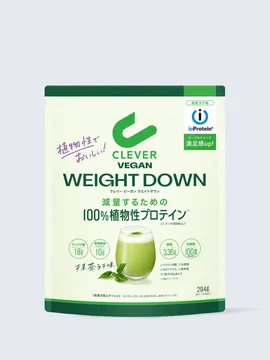 クレバー(CLEVER) ビーガンプロテイン ウエイトダウン 抹茶ラテ味