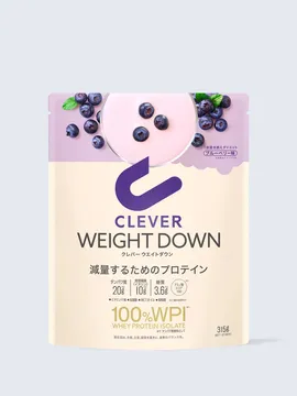 クレバー(CLEVER) ウエイトダウン プロテイン ブルーベリー味