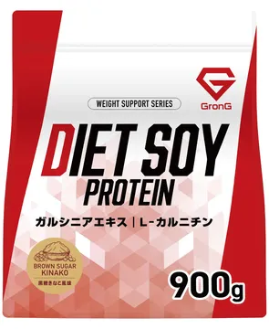 GronG GronG ダイエットソイプロテイン 黒糖きなこ風味 900g