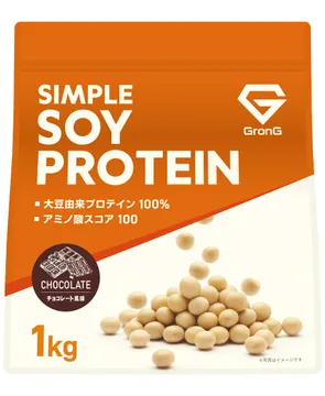 GronG GronG シンプルソイプロテイン チョコレート風味 1kg