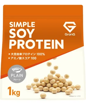 GronG GronG シンプルソイプロテイン プレーン 1kg