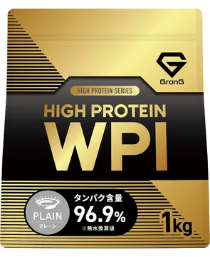 GronG GronG WPI ハイプロテイン プレーン 1kg