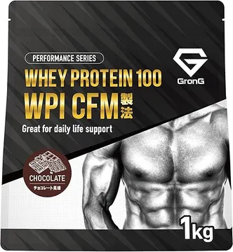 GronG ホエイプロテイン100 WPI CFM製法 パフォーマンス ナチュラル