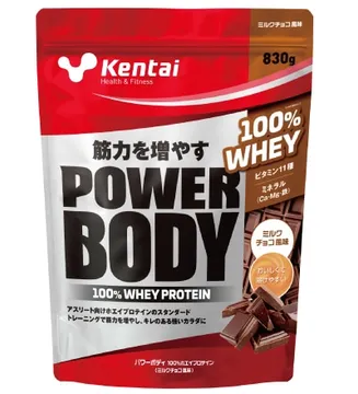 Kentai(健康体力研究所) Kentai パワーボディ100%ホエイプロテイン ミルクチョコ風味