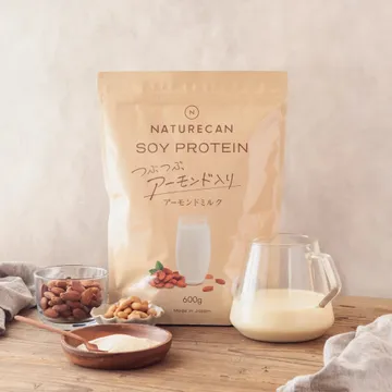 Naturecan(ネイチャーカン) ソイプロテイン アーモンドミルク つぶつぶアーモンド入り