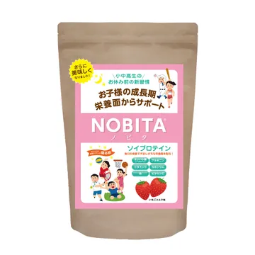 NOBITA（ノビタ） NOBITAソイプロテイン いちごミルク味