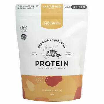 創健社 創健社 オーガニックサチャインチプロテイン ほうじ茶味 450g