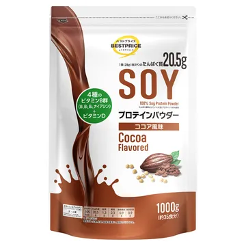 トップバリュ SOYプロテインパウダー ココア風味